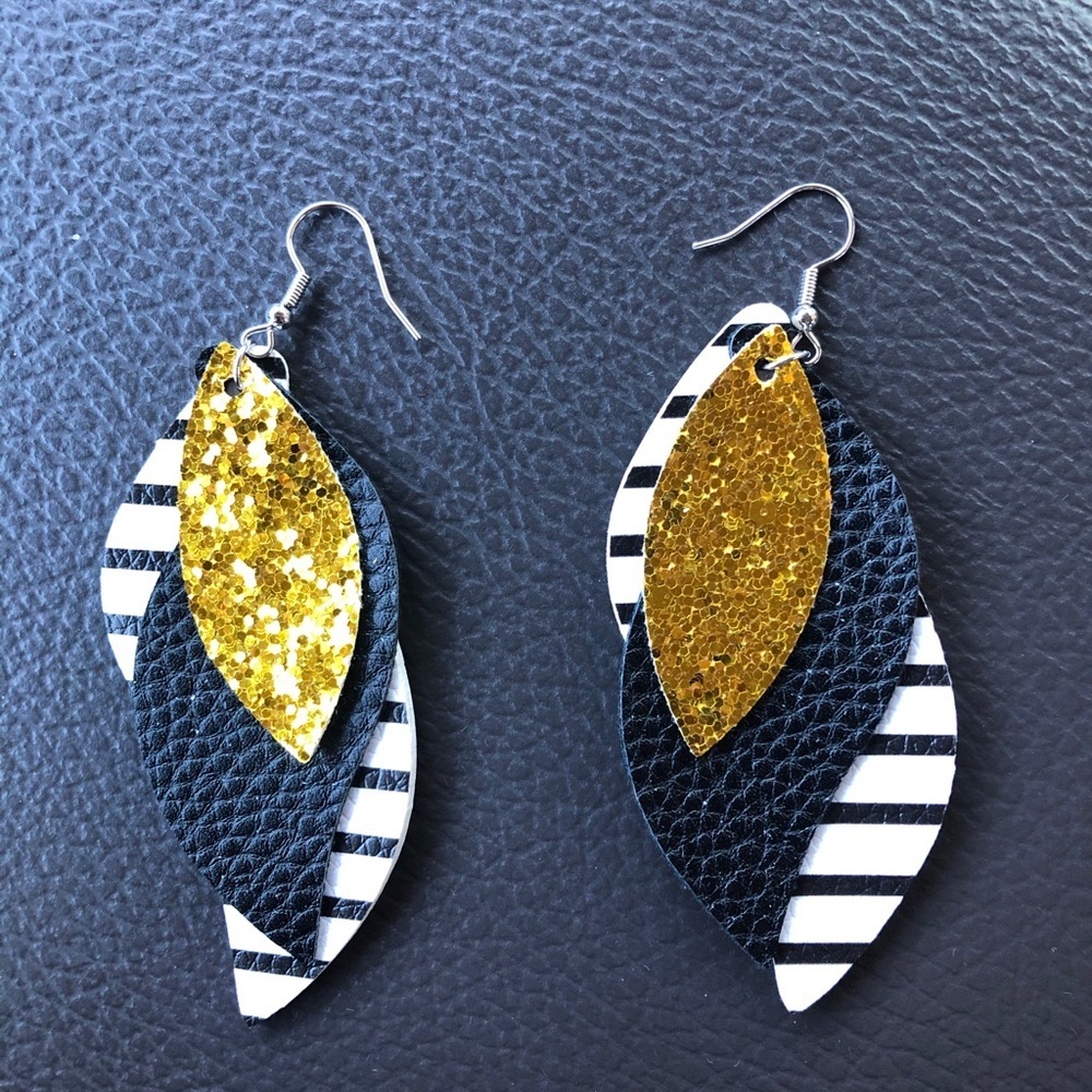 Leather Earrings ✨ 3 for $14